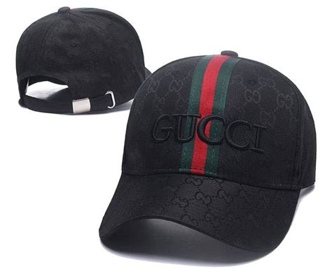 black gucci snap back hat|black gucci cap price.